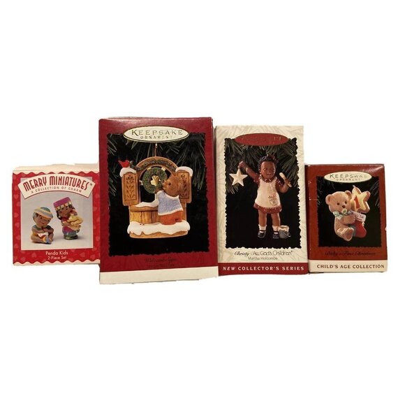 Other - Hallmark Keepsake First Christmas, Welcome, Merry Miniatures, All Gods children